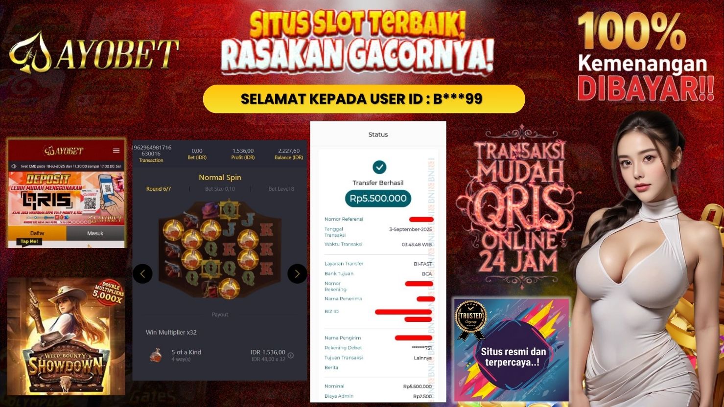 AYOBET JACKPOT SLOT WILD BOUNTY SHOWDOWN